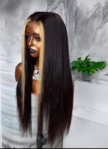 Natural Black - Luxury Virgin Indian 13x6 HD Lace Frontals Wig 200% Density