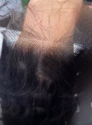 Natural Black - Luxury Raw Indian 4x4 Closures