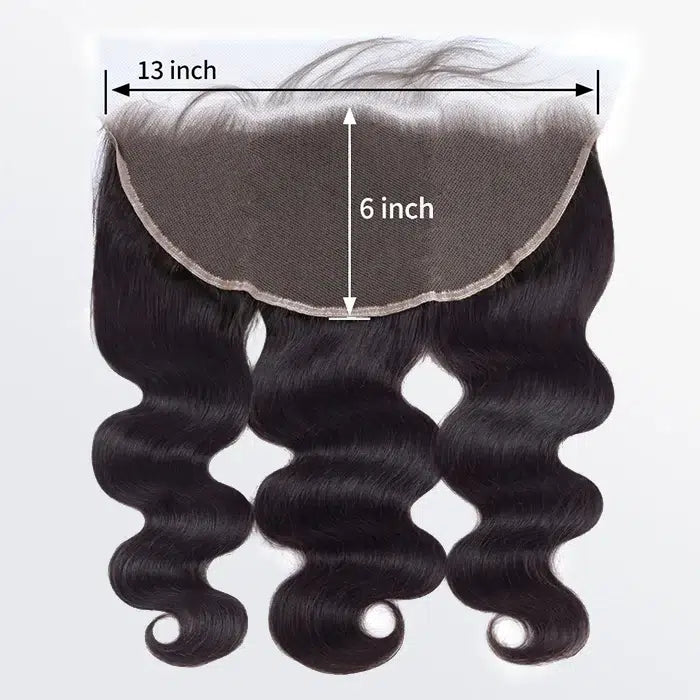 Natural Black - Luxury Virgin Indian 13x6 HD Frontals