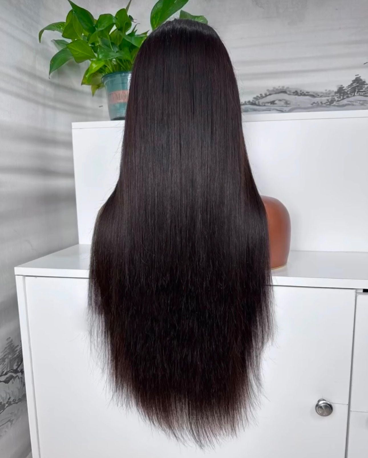 Natural Black - Luxury Virgin Indian 13x6 HD Lace Frontal Wigs 250% Density