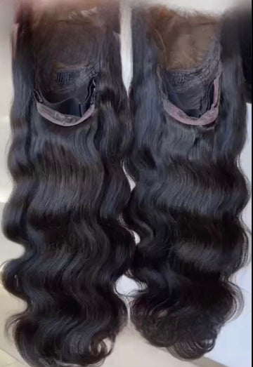 Natural Black - Luxury Virgin Indian 6x6 HD Closure Wig 200% Density